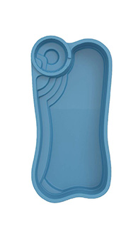 Blue Anchor Lago Fiberglass Pool