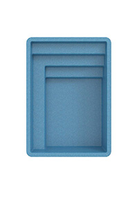Blue Anchor Capri Plunge Fiberglass Pool