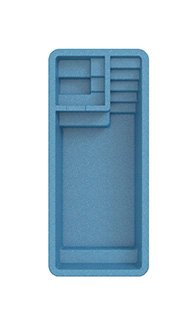 Blue Anchor Daytona Fiberglass Pool